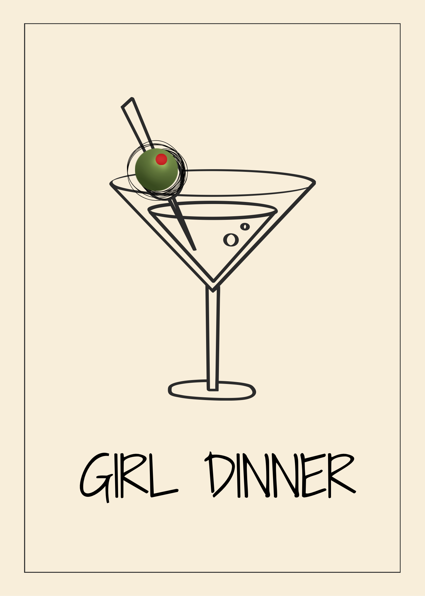 Girl Dinner flyer