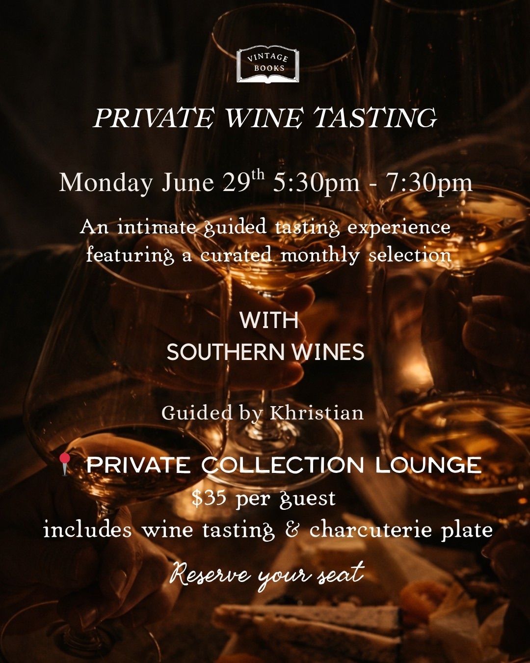 Private Wine Tasting — Wine Down Mondays flyer